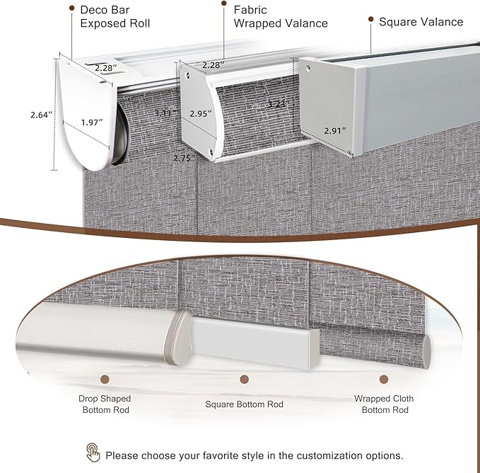 Motorized Roller Shade: Blackout, Electric Blinds, Compatible