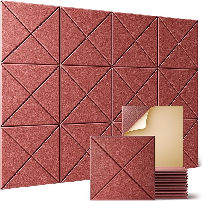 Sonicism 12 Pack X-Lined Acoustic Panels