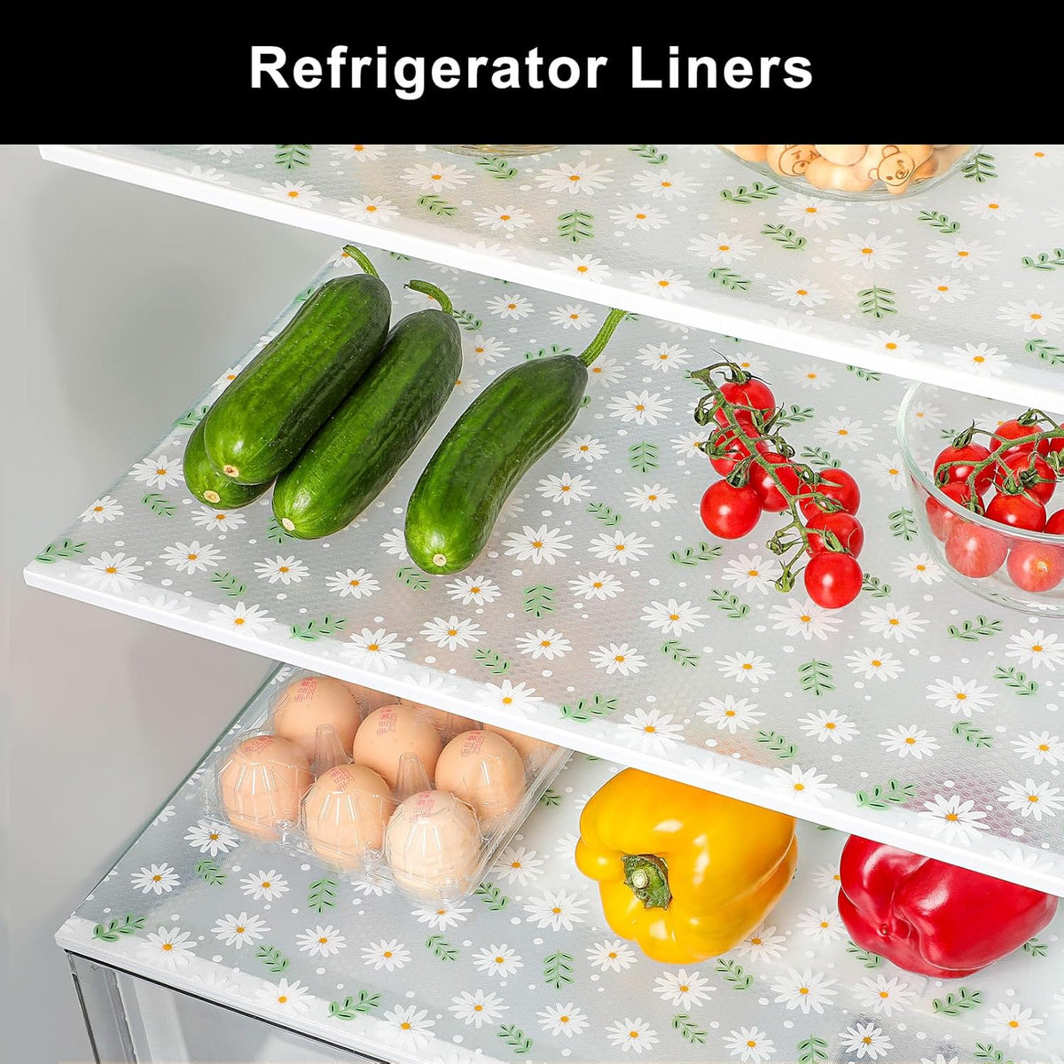Cooyes Shelf Liner – Premium Non-Adhesive Cabinet & Drawer Liner for Kitchen – Waterproof Shelf Paper with Modern Pattern – Durable EVA Cabinet Mat – Easy to Cut (17.5" W x 360" L)