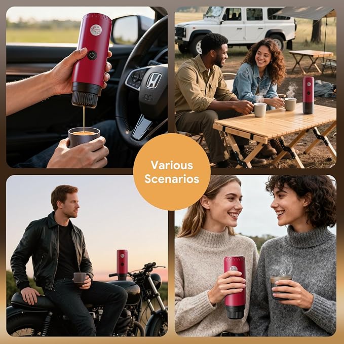 Portable Espresso Machine, Travel Coffee Maker
