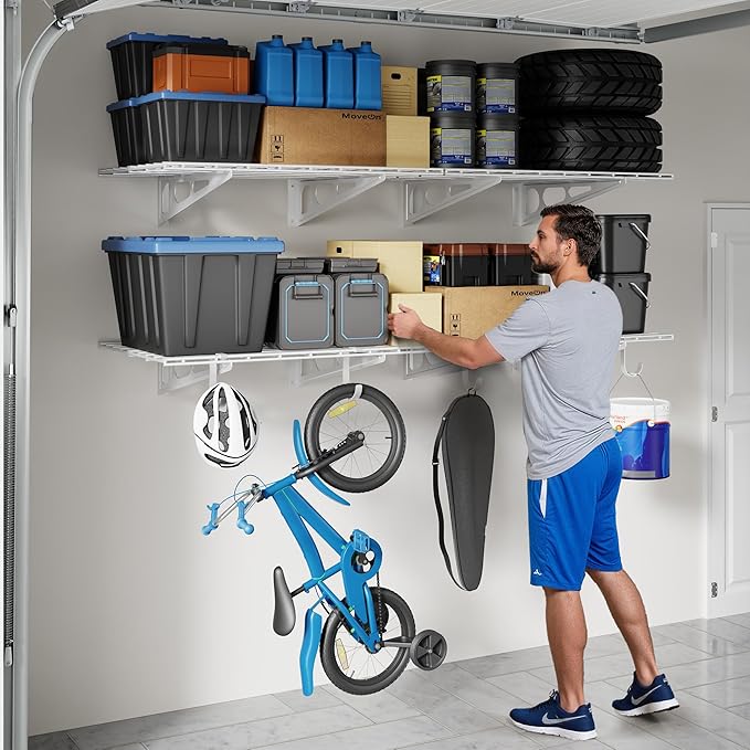 FLEXIMOUNTS 2-Pack 2x6ft Garage Shelving