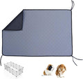 Waterproof Guinea Pig Cage Liners, Reusable Washable Pee Pads for Small Animals, Fast-Absorbing& Anti-Slip Guinea Pig Bedding for Guinea Pigs, Rabbits
