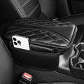 Center Console Cover Fit for Pilot: Scratch and Wear Resistant Console Cover Leather with 2 Storage Bags -Upgraded Armrest Coverfor Car,Anti-Scratch Auto Armrest Pad Accessory （Black