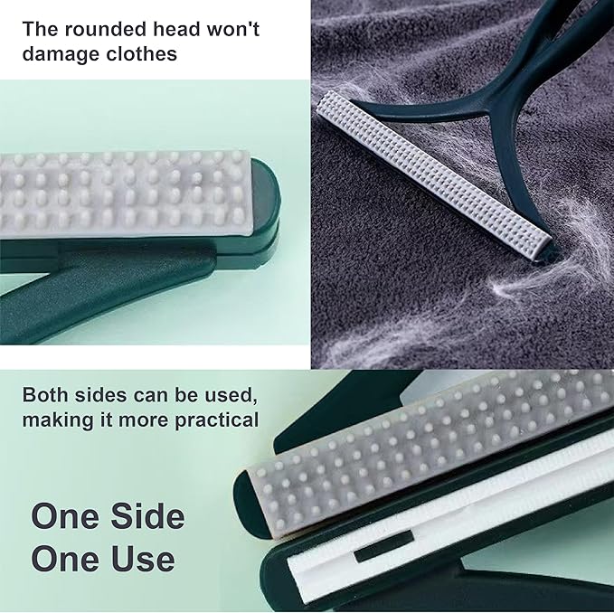 Rorodog 2-PCS Pet Hair Remover Gloves with A Hair/Lint Removal Tool, Reusable Magic Brush Pet Hair Removal Glove for Dogs & Cats, Remove Dog/Cat Hair from Couch, Carpet, Car Seat.