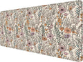 Vintage Rustic Wildflower Floral Large Mouse Pad 31.5x15.7inch, Retro Cottagecore Botanical Flower Large Extended Computer Desk Mat Mousepad for Keyboard and Mouse, Floral Desk Accessories