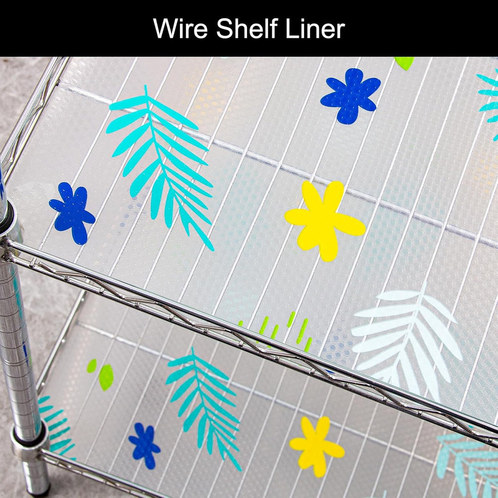 Cooyes Shelf Liner – Premium Non-Adhesive Cabinet & Drawer Liner for Kitchen – Waterproof Shelf Paper with Modern Pattern – Durable EVA Cabinet Mat – Easy to Cut （17.5" W x 78.7" L）