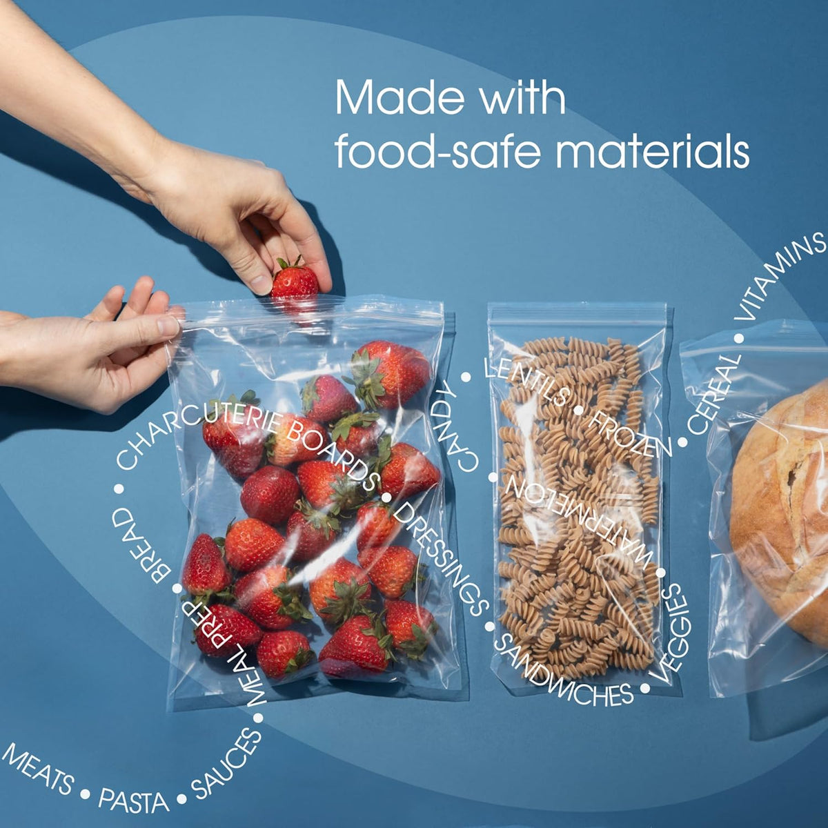 Spartan Industrial - 13” X 15” (500 Count) 2 Mil Clear Reclosable Zip Plastic Poly Bags with Resealable Lock Seal Zipper