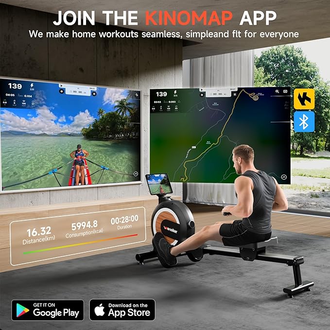 Rowing Machine, Wenoker Magnetic Rower Machine