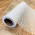 EVALAND Shelf Liners for Kitchen Cabinets Non-Adhesive 13.8" x 20 FT Clear Drawer Liner Non Slip, Washable Cabinet Liner, Waterproof Shelf Liners for Cabinets, Refrigerator Bathroom Pantry Cabinet Mat