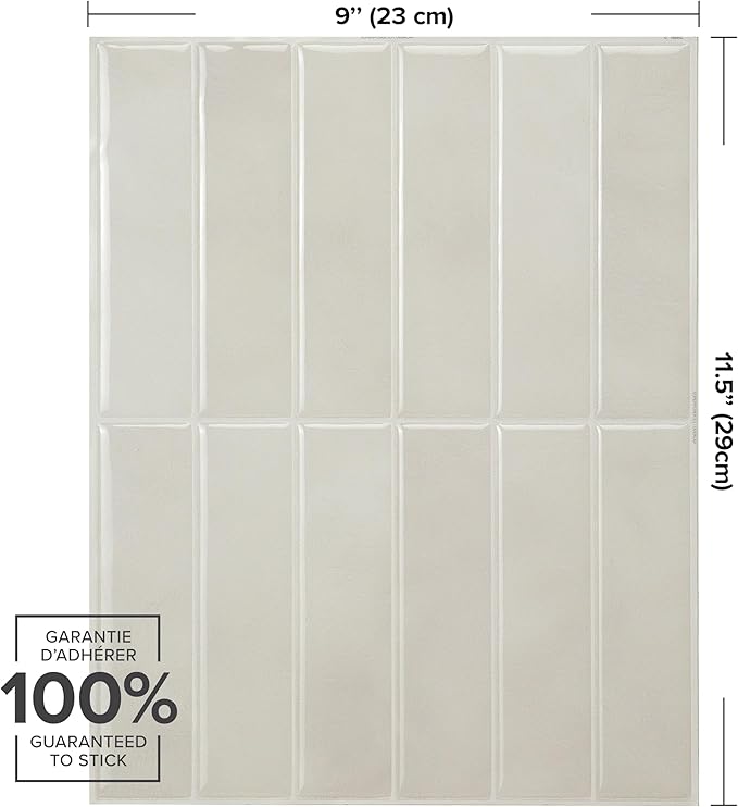 SMART TILES Peel and Stick Backsplash