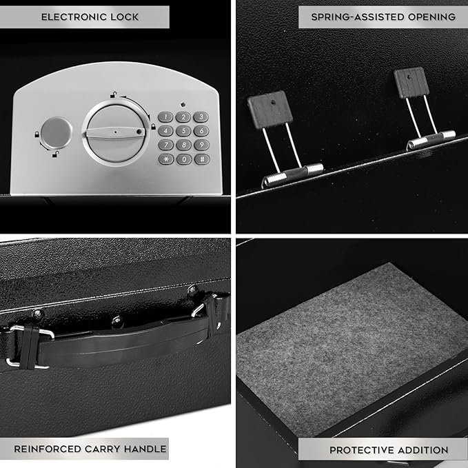 Dalmbox Portable Metal Safe Box