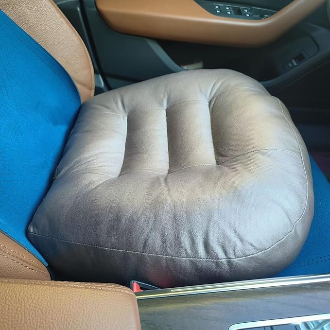 Super Thicken Car Seat Cushion for Adults/Office Chair Cushions/Butt Pillow for Car Long Sitting,Portable Car Seat Pad Fatigue Relief Suitable for Trucks,Cars,，Office Chairs,Wheelchairs（brown）