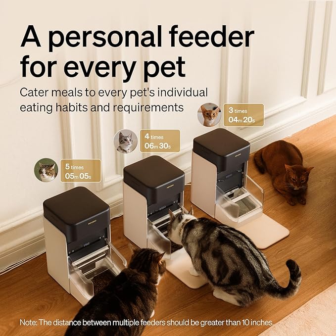 PETLIBRO RFID Automatic Cat Feeder, Collar Tag-Activated Personalized Meals