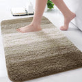 Arotive Microfiber Bathroom Rugs, Shaggy Soft and Absorbent Bath Rug, Non-Slip, Thick Plush Machine Washable Dry Bath Mats for Bathroom, Tub and Shower, 30x20, Coffee, Rectangular