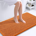 OLANLY Bathroom Rugs 44x24, Extra Soft Absorbent Chenille Bath Rugs, Rubber Backing Quick Dry, Machine Washable Bath Mats for Bathroom Floor, Tub and Shower, Home Decor Accessories, Clay