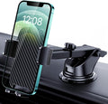 Qifutan Phone Holders for Your Car with Military-Grade Suction Phone Stand for Car [Super Stable] Automobile Car Mount for iPhone Universal Car Dashboard Windshield Mount Fit iPhone Smartphones
