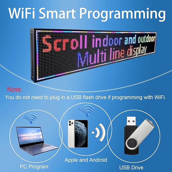 P10 Outdoor Led Sign Programmable Scrolling Digital Display Screen Message