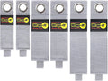 Heavy-Duty Wrap-It Storage Straps - (Assorted 6-Pack) Silver - Garage Organizer and Extension Cord Hanger and Electric Cord Organizers for Garage Gadgets