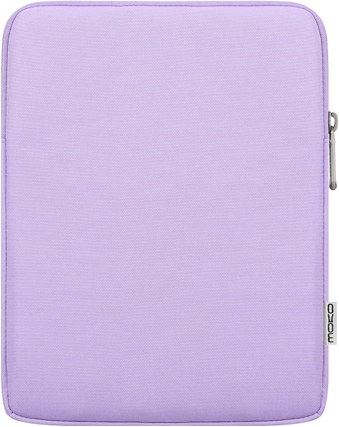MoKo 9-11 Inch Tablet Sleeve Bag Carrying Case Fits New 11 inch iPad Air M3, iPad A16 2025, iPadPro 11 M4, Air 5/4/3, iPad10/9/8th Gen, Tab S8/S9 11", Lilac