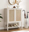 SICOTAS Rattan Shoe Cabinet