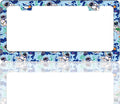 Astronaut Galaxy Planet License Plate Frame Stainless Steel 6.3 X 12.2 Inch | Fits US Standard With Screws Rust Resistant For Car Front Rear Decoration Accessories Easy Installation For Cars SUV Truck