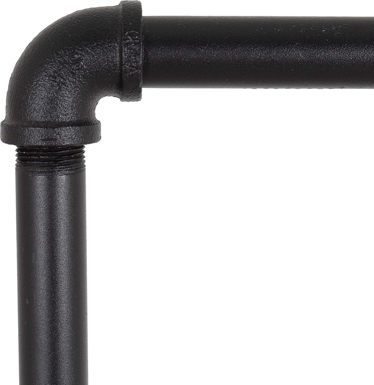Industrial Pipe Double Rail Clothing Rack by William Robert's Vintage