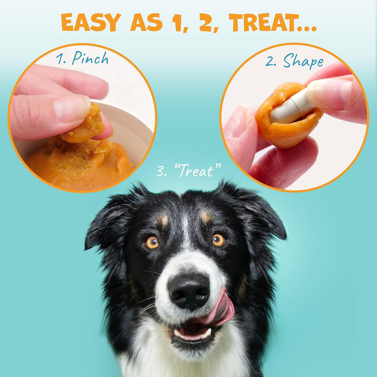 Flavor-Doh - Flavored Pill Wrap for Dogs to Hide Capsules and Create Pill Treats for Dogs - Easy-to-Use Treat Paste for Pet Medication - Peanut Butter (4.2oz)