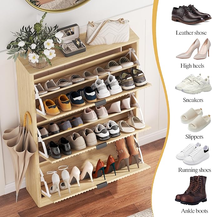 Shoe Cabinet Storage for Entryway