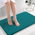 OLANLY Bathroom Rugs 24x16, Extra Soft Absorbent Chenille Bath Rugs, Rubber Backing Quick Dry, Machine Washable Bath Mats for Bathroom Floor, Tub and Shower, Home Decor Accessories, Deep Lake