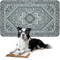 FXW Washable Pee Pads for Dogs, Puppy Pads with Super Absorbent, Specifically Designed for FXW Rollick/Homeplus 24inch 6 Panels Dog Playpen, 39" x 63" Rectangle, Boho Grey, 1 Pack