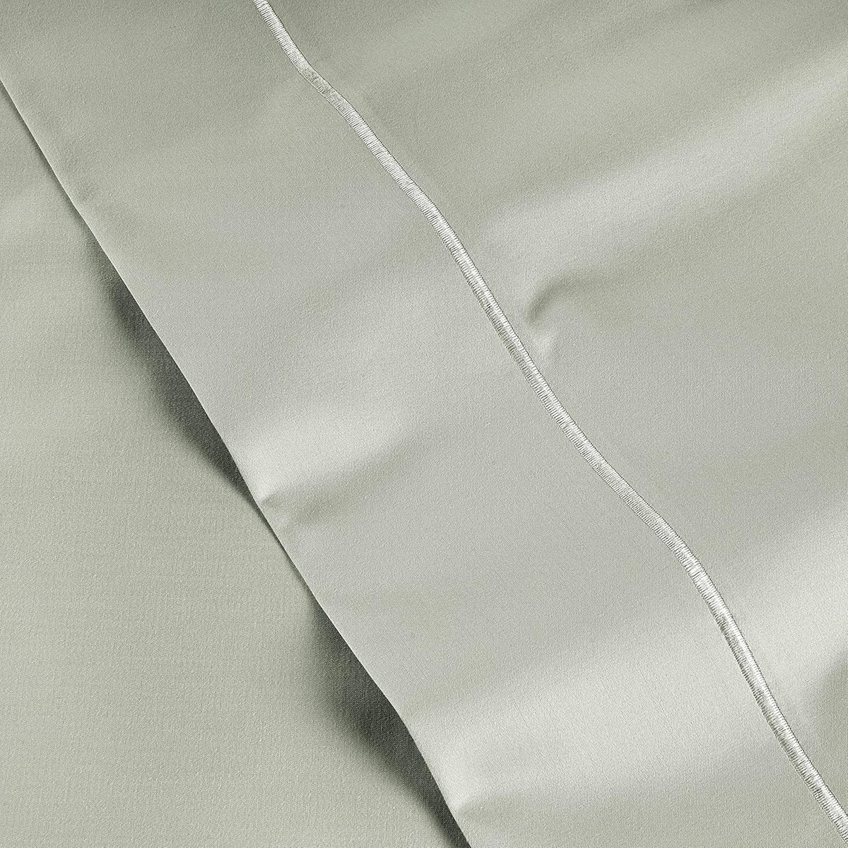 LANE LINEN Pillow Case Covers King Set of 2 100% Egyptian Cotton Sateen Soft Cool & Smooth 1000 Thread Count Cases - Mineral
